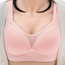 Load image into Gallery viewer, Large Size Cotton Nursing Bra with Front Buckle - # NURSGEA11210109

