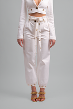 Load image into Gallery viewer, Elvadira Fitted Cropped Denim Set
