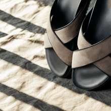 Load image into Gallery viewer, Men's Grigio Amalfi Crossover Sandal
