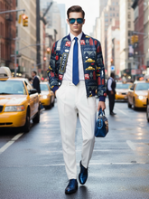Load image into Gallery viewer, Men's HARLEM Bomber Jacket BYMANYC ® New York
