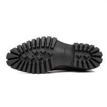 Load image into Gallery viewer, Men's Classic Brown Derby Leather Shoes with Lug Sole
