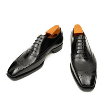 Load image into Gallery viewer, Men's Goodyear Welted Brogue Oxford Shoes
