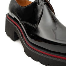 Load image into Gallery viewer, Men's Patent Leather Derby Shoes with Chunky Sole
