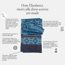 Load image into Gallery viewer, Appia - Reversible Silk Scarf - Blue
