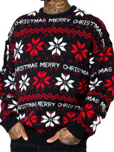 Load image into Gallery viewer, Men’s Christmas Snowflake Jacquard Sweater | NCS
