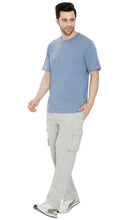 Load image into Gallery viewer, Men's Brushed Fleece Cargo Pants – Comfy Sweatpants with inner drawstrings
