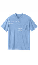 Load image into Gallery viewer, Men's Short Sleeve Henley Relaxed Fit Shirt with Pocket
