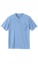 Load image into Gallery viewer, Men's Short Sleeve Henley Relaxed Fit Shirt with Pocket
