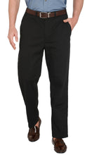Load image into Gallery viewer, Men's Stretch Waist Chinos with a Hidden Elastic Waist and Flat Front
