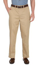 Load image into Gallery viewer, Men's Stretch Waist Chinos with a Hidden Elastic Waist and Flat Front
