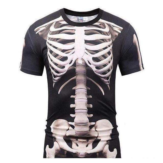 Men's 3D Skeleton T-Shirt - Multiple Sizes