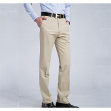 Load image into Gallery viewer, Men&#39;s Beige Slim Fit Dress Pants - Multiple Sizes

