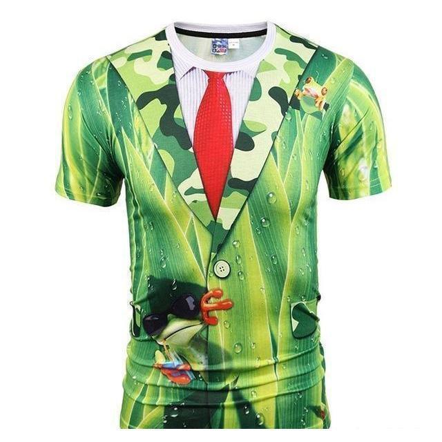 Men's Cameo Frogs T-Shirt - Multiple Sizes