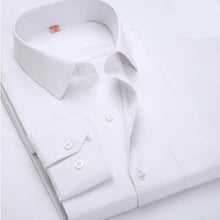 Load image into Gallery viewer, Men&#39;s Dark Blue Striped Dress Shirt - Multiple Sizes
