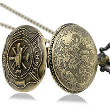 Load image into Gallery viewer, Men's Firefighter Pocket Watch
