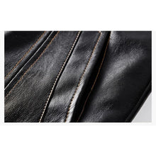 Load image into Gallery viewer, Men's Leather Fleece Jacket - 3 Colors
