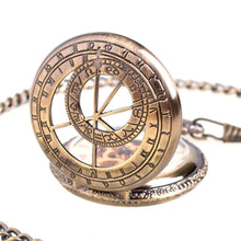 Load image into Gallery viewer, Men's Mechanical Hand Wind Zodiac Steampunk Pocket Watch
