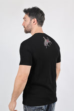 Load image into Gallery viewer, Mens Modern Fit Cotton Stretch Horse-Rider Print T-Shirt

