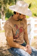 Load image into Gallery viewer, Mens Modern Fit Cotton Stretch Horse-Rider Print T-Shirt
