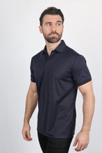 Load image into Gallery viewer, Mens Modern Fit Stretch Full Body Crystals Polo
