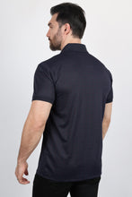 Load image into Gallery viewer, Mens Modern Fit Stretch Full Body Crystals Polo
