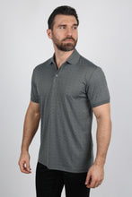 Load image into Gallery viewer, Mens Modern Fit Stretch Full Body Crystals Polo

