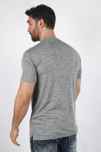 Load image into Gallery viewer, Mens Modern Fit Stretch Henley T-Shirt with Logo
