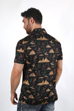 Load image into Gallery viewer, Mens Performance Fabric Modern Fit Stretch Cactus Print Polo
