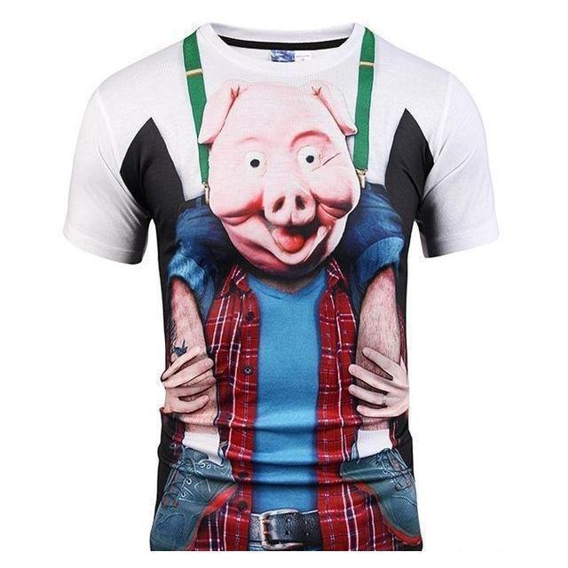 Men's Psycho Piggy T-Shirt - Multiple Sizes
