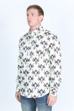 Load image into Gallery viewer, Mens Satin Cotton/Spandex Modern Fit Long Sleeve Shirt

