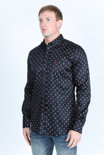 Load image into Gallery viewer, Mens Satin Cotton/Spandex Modern Fit Long Sleeve Shirt
