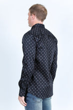 Load image into Gallery viewer, Mens Satin Cotton/Spandex Modern Fit Long Sleeve Shirt
