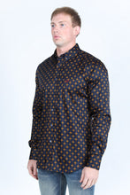 Load image into Gallery viewer, Mens Satin Cotton/Spandex Modern Fit Long Sleeve Shirt
