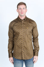 Load image into Gallery viewer, Mens Satin Cotton/Spandex Modern Fit Long Sleeve Shirt
