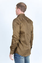 Load image into Gallery viewer, Mens Satin Cotton/Spandex Modern Fit Long Sleeve Shirt

