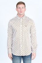 Load image into Gallery viewer, Mens Satin Cotton/Spandex Modern Fit Long Sleeve Shirt
