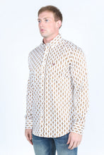 Load image into Gallery viewer, Mens Satin Cotton/Spandex Modern Fit Long Sleeve Shirt
