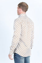 Load image into Gallery viewer, Mens Satin Cotton/Spandex Modern Fit Long Sleeve Shirt
