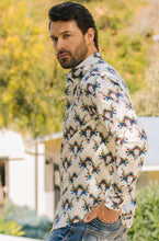 Load image into Gallery viewer, Mens Satin Cotton/Spandex Modern Fit Long Sleeve Shirt

