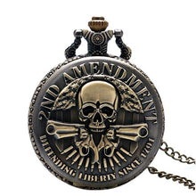 Load image into Gallery viewer, Men's Second Amendment Pocket Watch
