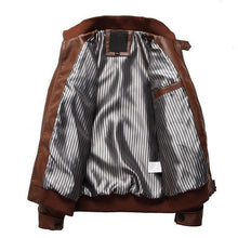Load image into Gallery viewer, Men's Slim Leather Jacket - 3 Colors
