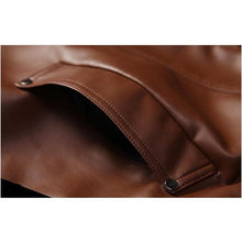 Load image into Gallery viewer, Men's Slim Leather Jacket - 3 Colors
