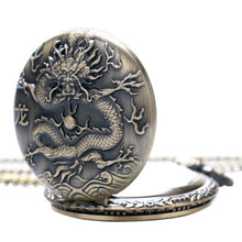 Load image into Gallery viewer, Men's Vintage Chinese Zodiac Pocket Watch
