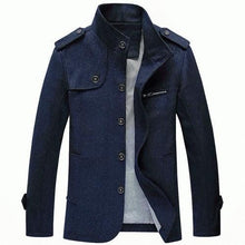 Load image into Gallery viewer, Men's Wool Trench Coat - 4 Colors
