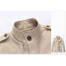 Load image into Gallery viewer, Men's Wool Trench Coat - 4 Colors
