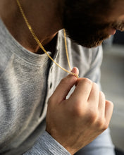 Load image into Gallery viewer, Curb Chain Necklace, 3MM - 14K Gold
