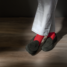 Load image into Gallery viewer, Men's Black Suede Milano Loafer
