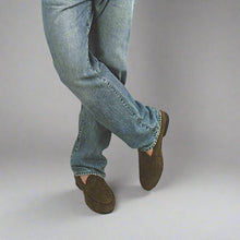 Load image into Gallery viewer, Men's Antelope Textured Suede Milano Loafer
