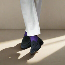 Load image into Gallery viewer, Men's Black Suede Milano Loafer
