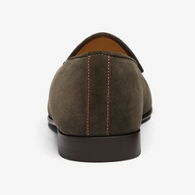 Load image into Gallery viewer, Men's Chocolate Suede Milano Loafer
